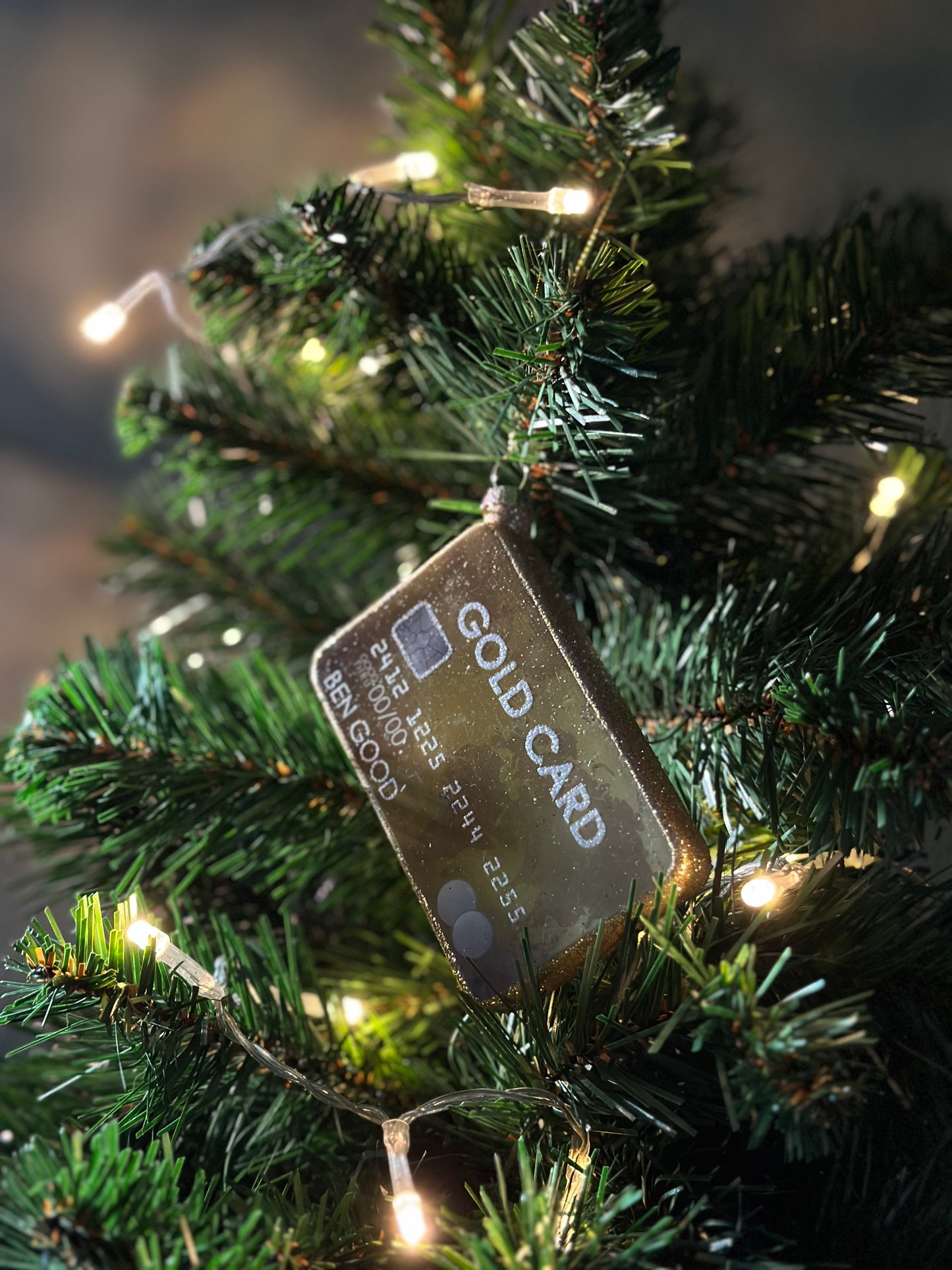 Kerstornament Creditcard - Cody Foster