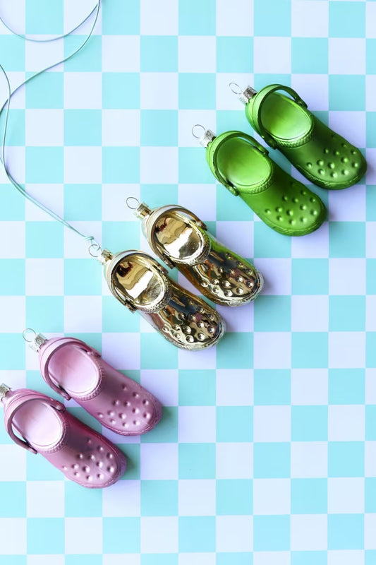 Kerst ornament gouden croc - Cody Foster