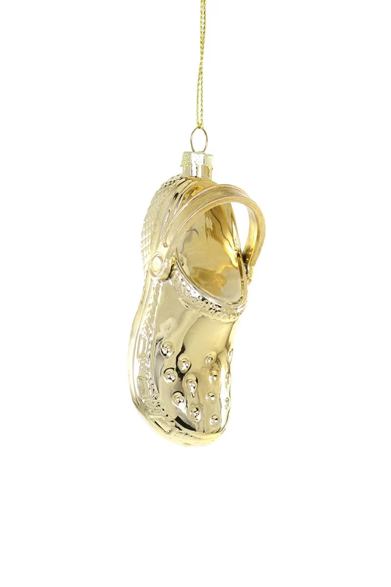 Kerst ornament gouden croc - Cody Foster