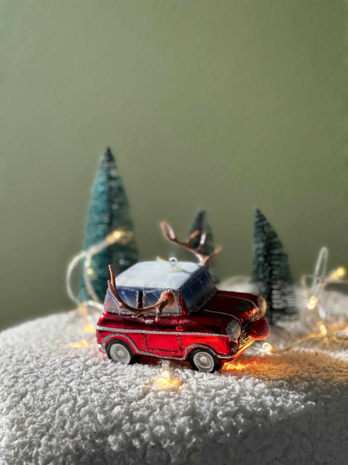 Kerst ornament Mini met gewei - Christmas Carol