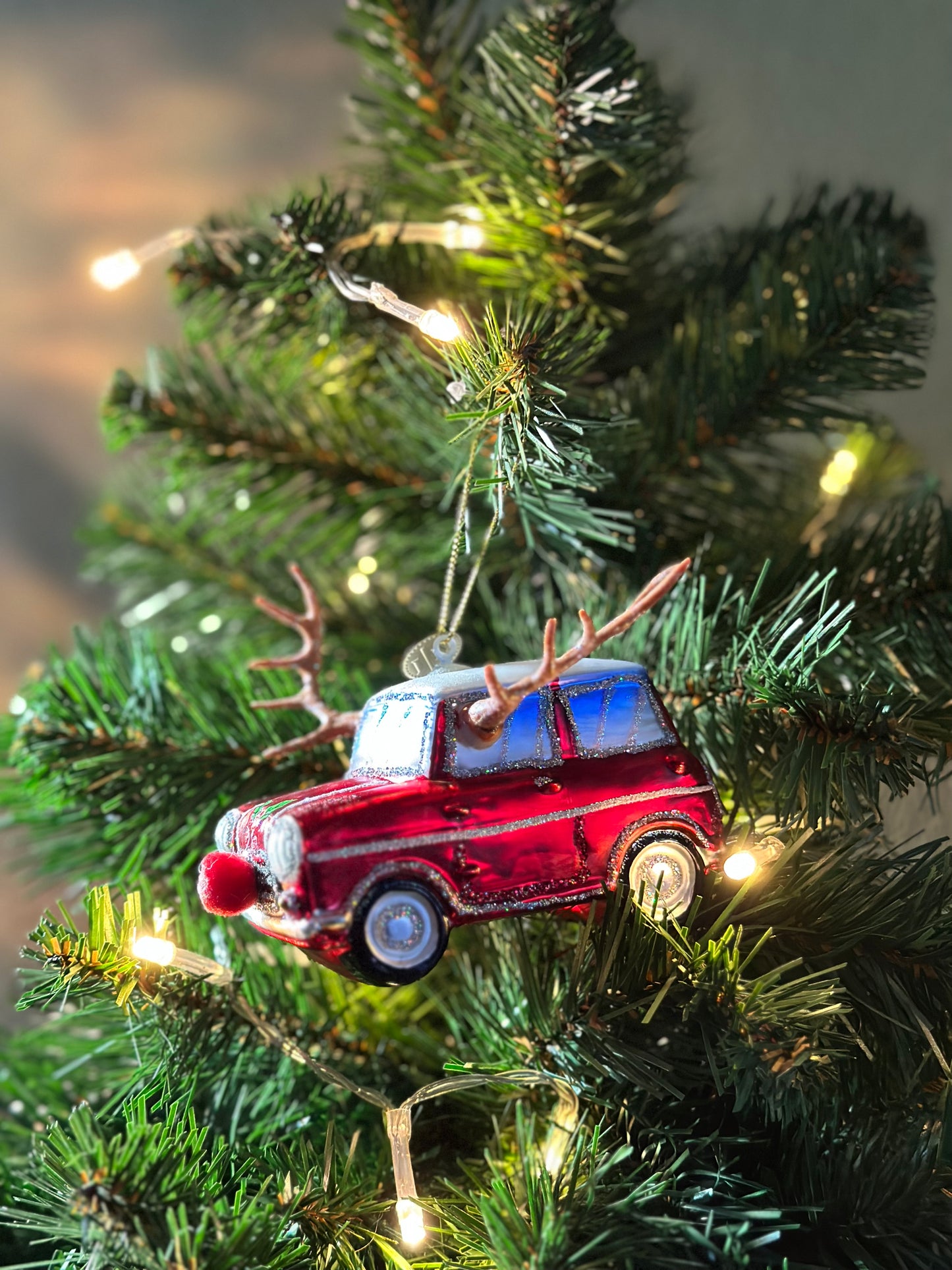 Kerst ornament Mini met gewei - Christmas Carol