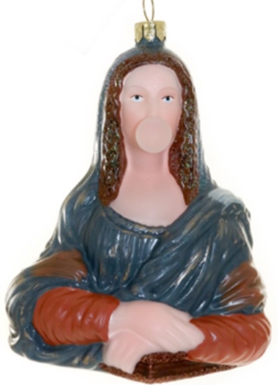 Kerstornament Mona Lisa met kauwgom - Cody Foster