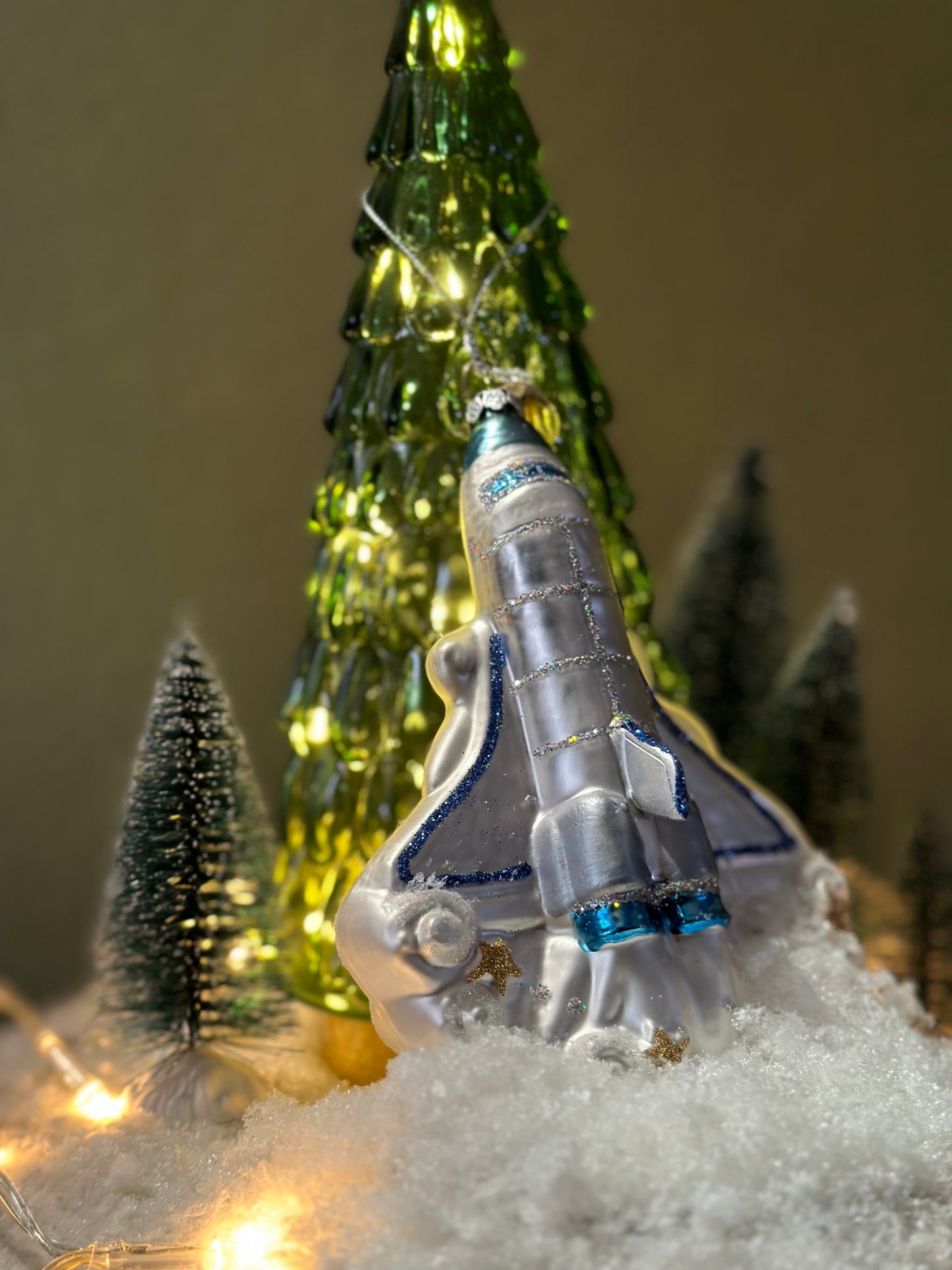 Kerstornament Spaceshuttle - Christmas Carol