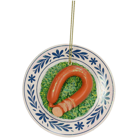 Kerst ornament bord boerenkool - Kersten