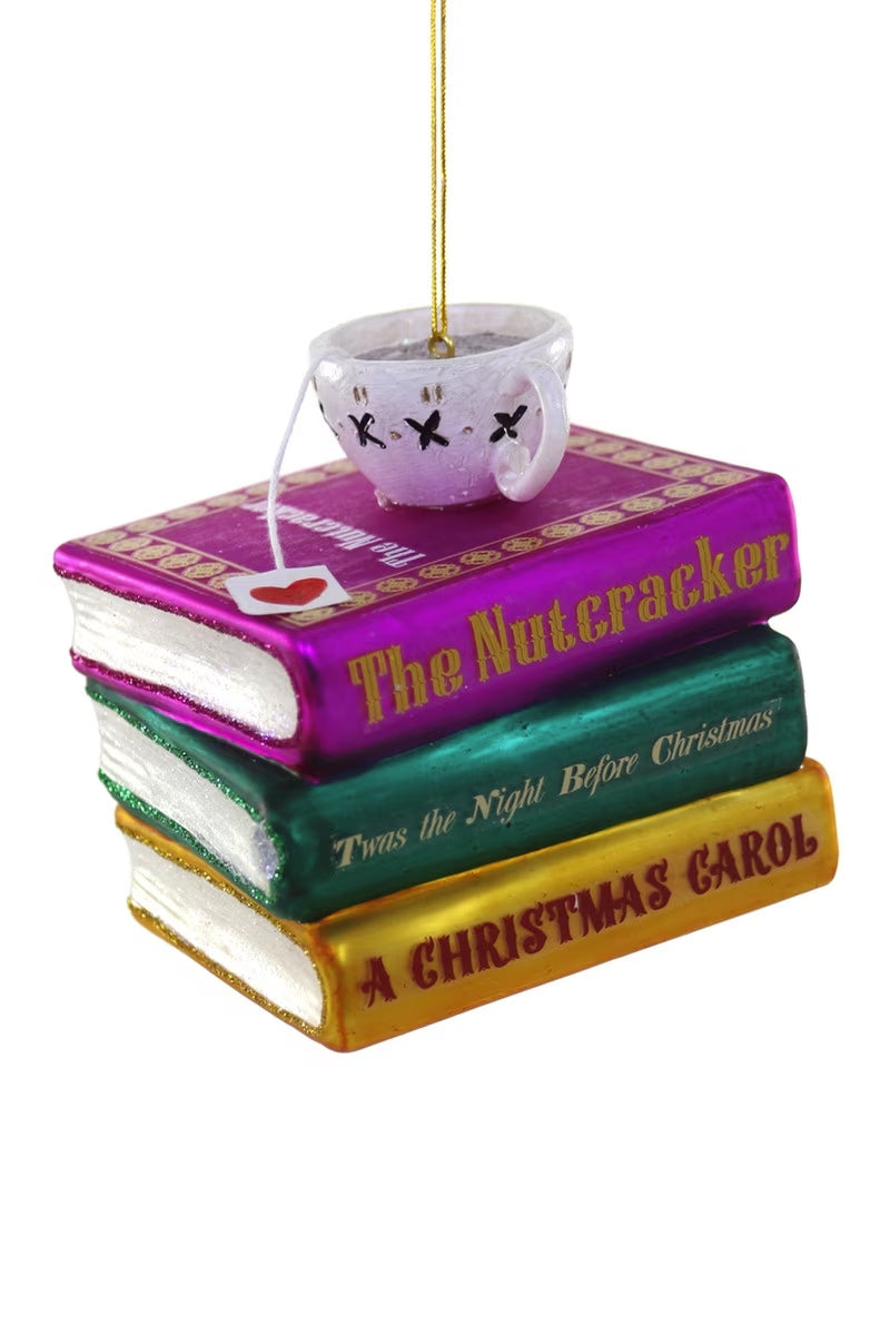 Kerst ornament Stapel boeken - Cody Foster